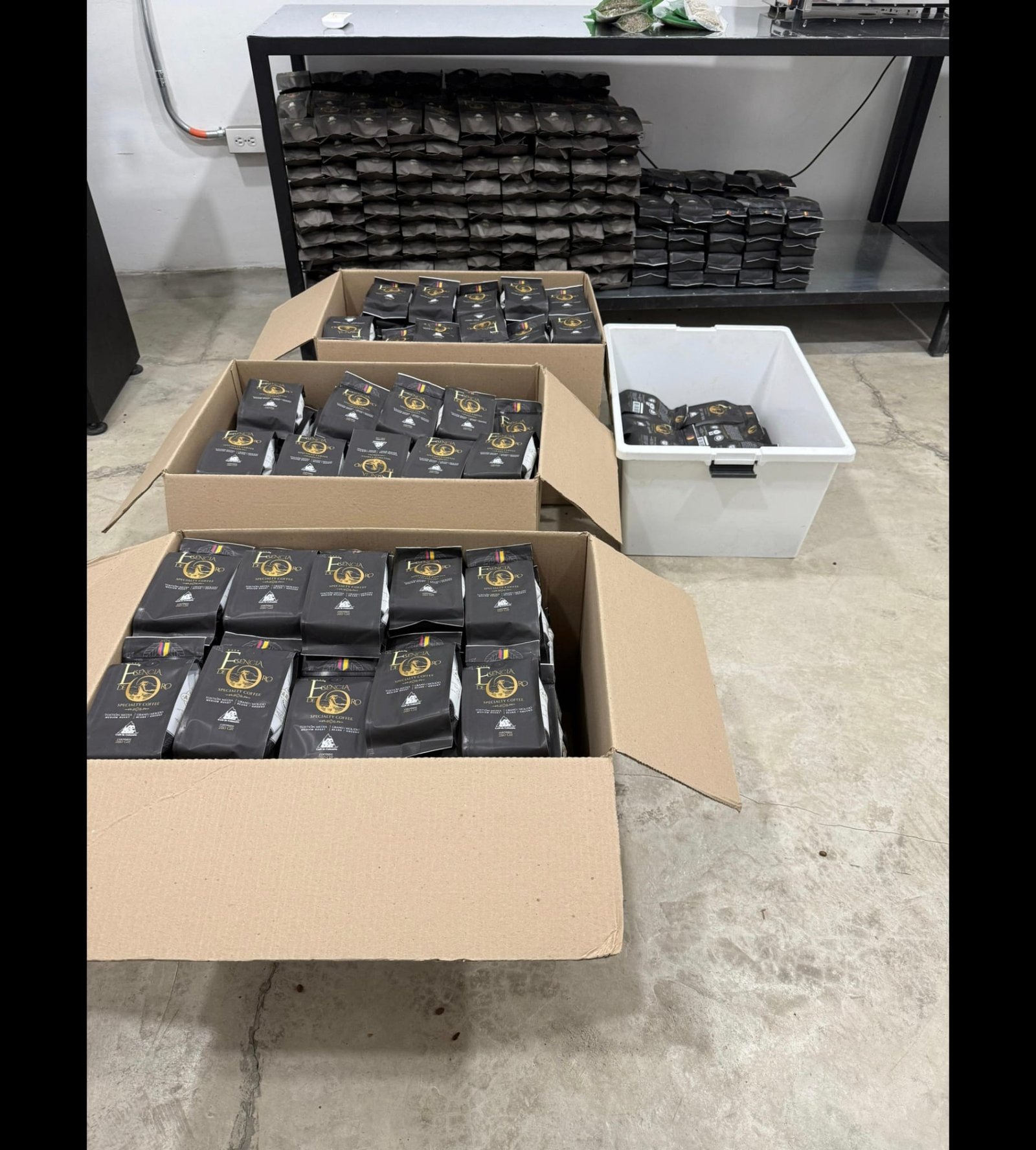 Exportación café Esencia de Oro Colombia